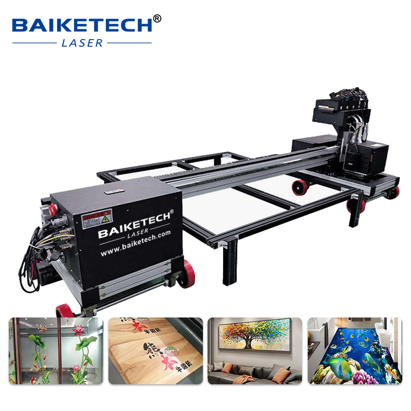 TH-D200WX-4Plus【FOB】High Precision UV Ground Printing Machine Piezoelectric DX10 Dual Head 1440dpi HD Print Auto Ink Moist Clean System Waterproof Scratch Resistant Print