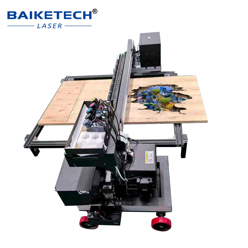 TH-D3200WX-5Plus【FOB】5m Wide UV Floor Inkjet Printer Dual Piezo Printhead Fast Dry Long Lasting Road Space Printing Equipment