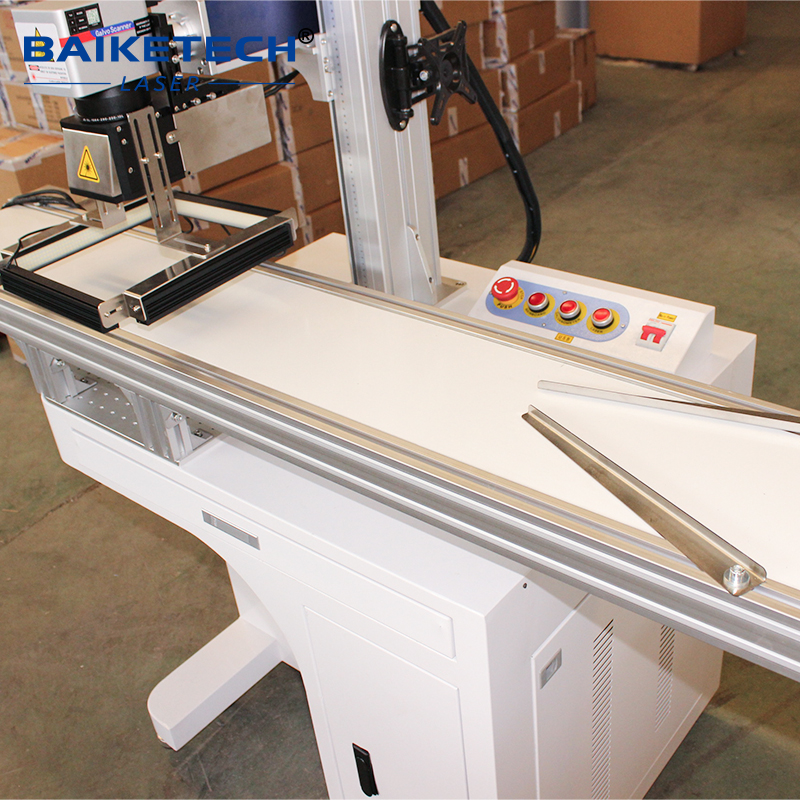 TH-400Plus-Ⅲ【FOB】Automatic Assembly Line Visual Positioning Fiber Laser Marking Machine Unmanned Conveyor Laser Engraving Equipment For Mass Batch Production