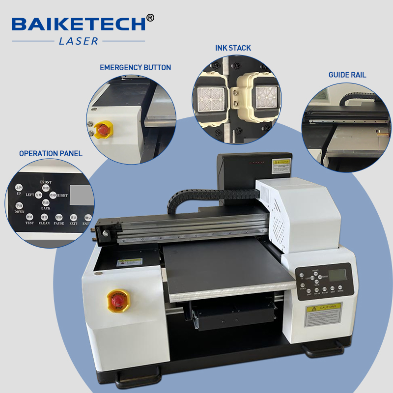 TH-XP600【FOB】UV Flatbed Multifunction DTF Printer with Easy Operations for Cloth Leather Crystal Printing