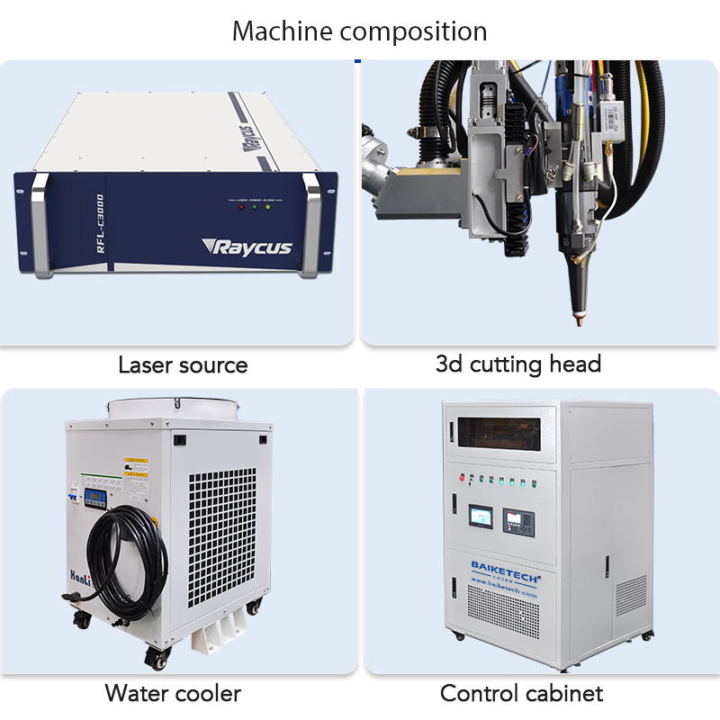 TH-RC6000B【FOB】FANUC 3D 6 Axis Robot Laser Cutting Machine for Metal Sheet Tube Cutting