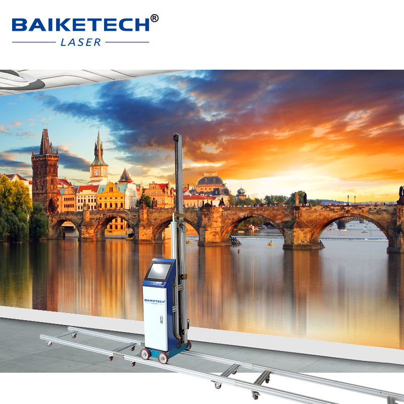 TH-GW64【FOB】3D Art Wall Background Ink Vertical UV Drawing Printer Painting Machines for Glass Mural Wood Paper