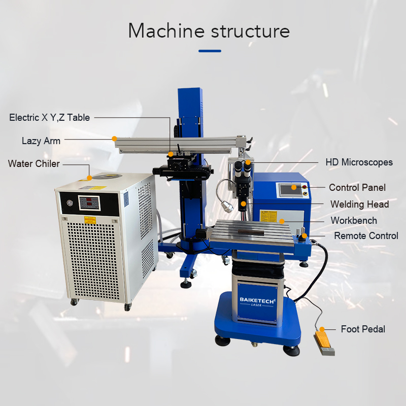 TH-WY200X【FOB】YAG Laser Cantilever Welding Machine 
