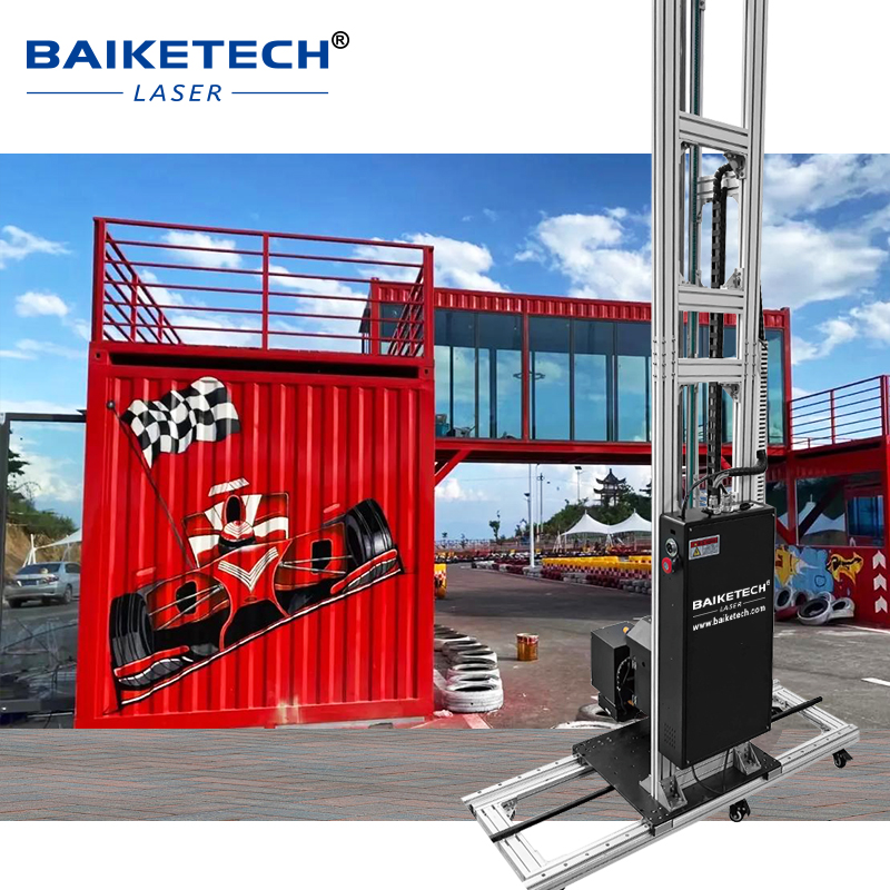 TH-UP1600TX Plus【FOB】Vertical UV Printing Machine for Custom Shipping Container Murals, Works on Uneven Walls