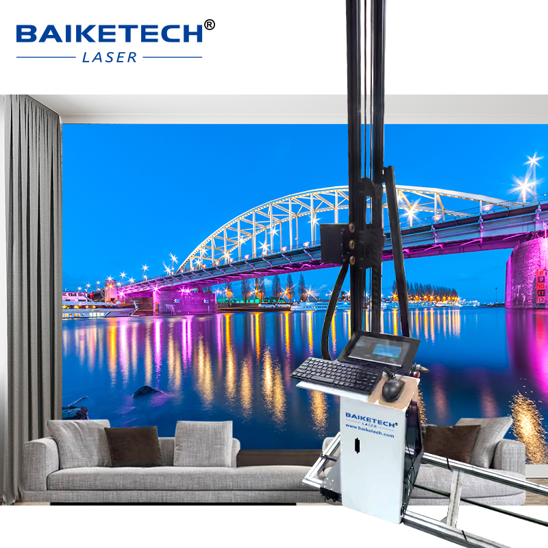 TH-UP1400XL Plus【FOB】Industrial 4M Height Wall Printer High Definition UV Inkjet for Large Murals Indoor and Outdoor Decoration