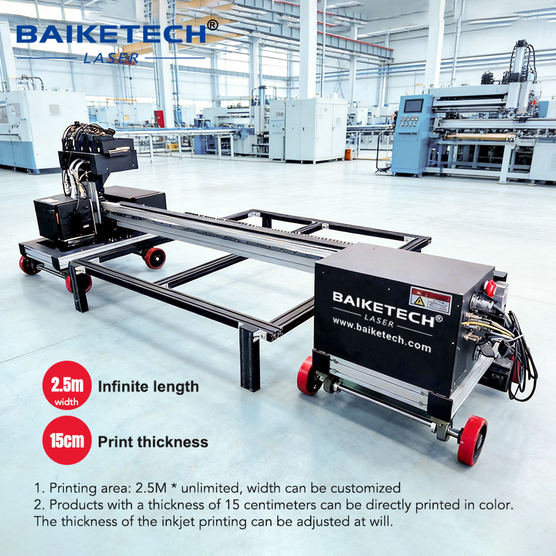 TH-D1400WX【FOB】Large Format Ground UV Printing Machine Piezoelectric Printhead LED UV Instant Dry Floor Wall Printer For Hard Material Mural Printing