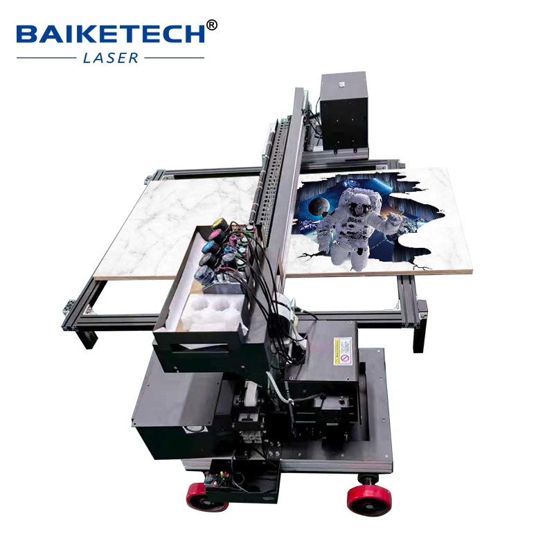TH-D3200WX-4Plus【FOB】Track Type UV Ground Printing Machine 4m Width Dual Epson Printhead Waterproof Outdoor Floor Marking Equipment