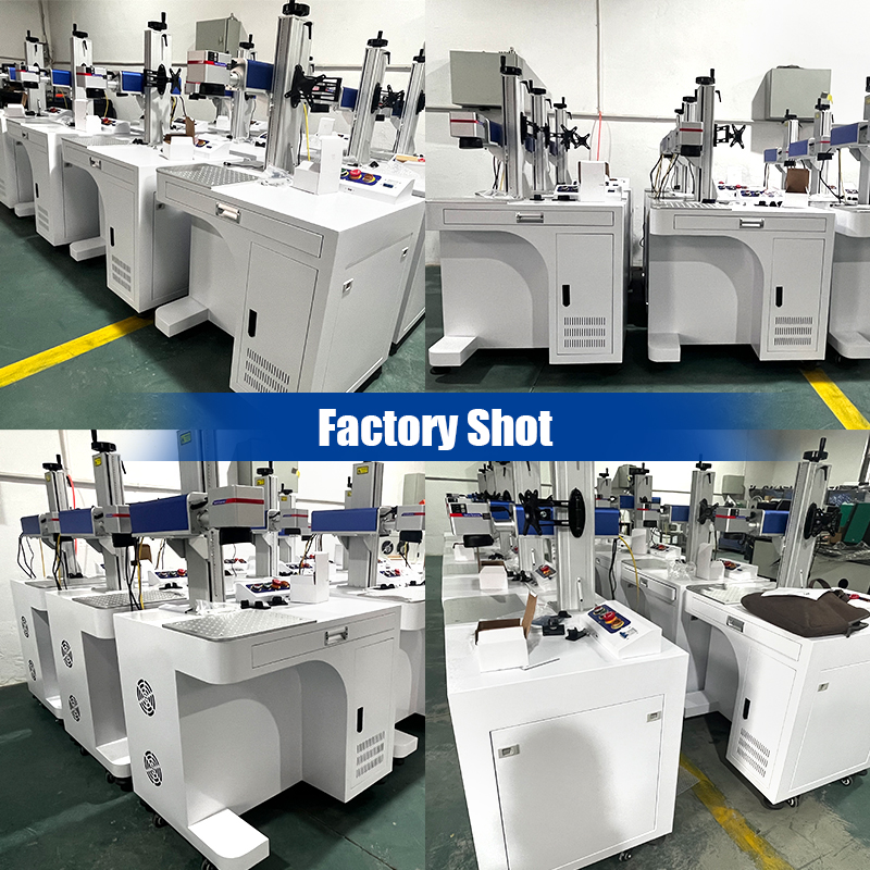 TH-400Plus-Ⅱ【FOB】Electric Automatic Lifting Cabinet Fiber Laser Marking Machine Auto Focus Metal Engraving Equipment For Factory Assembly Line Batch Processing
