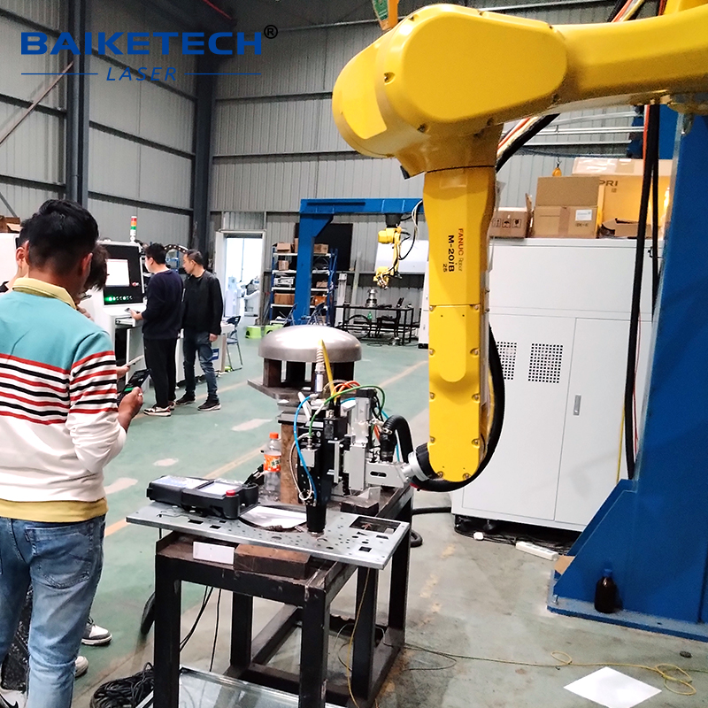 TH-RC1500LX【FOB】FANUC Robotic High End 3D Fiber Laser Cutter for Irregular Metal Hardware