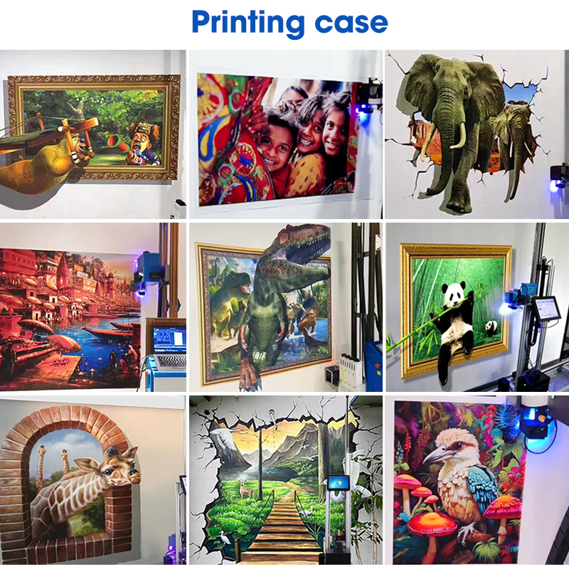 TH-UP200XL【FOB】Industrial Grade UV Wall Printer with Epson Print Heads CMYKW 5 Colors for High Definition Indoor and Outdoor Mural Printing