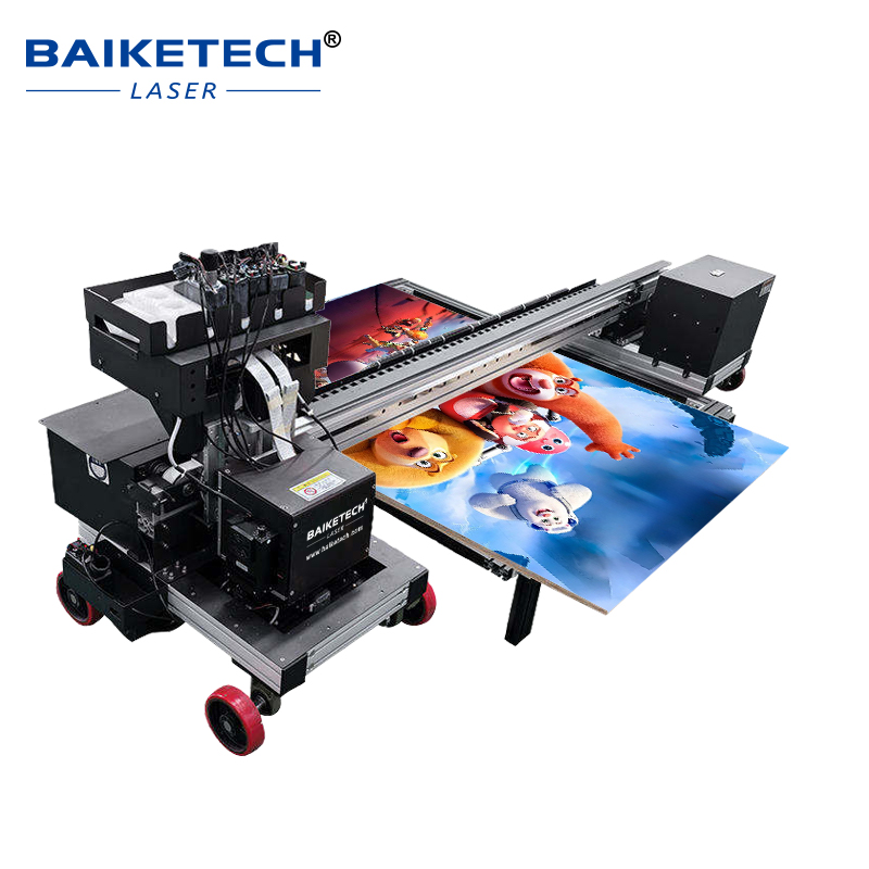 TH-D1600WX-3Plus【FOB】3m Wide UV Floor Inkjet Printer Dual Piezo Printhead Fast Dry Long Lasting Road Space Printing Equipment