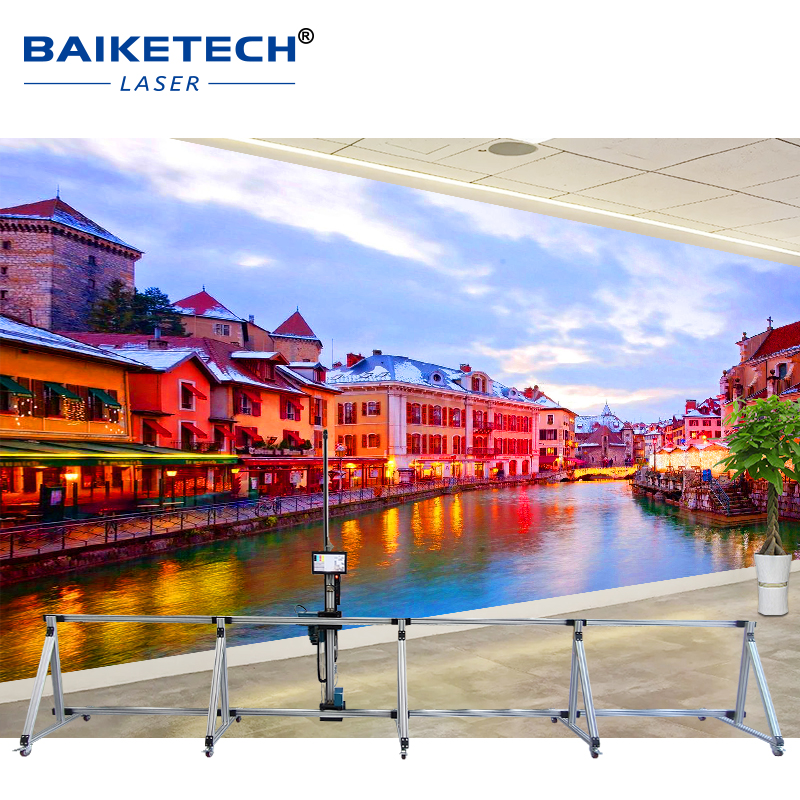 TH-UV32T【FOB】 Fast Speey 2-in-1 Wall and Floor Painting Machine with High-end Epson H16 Printhead