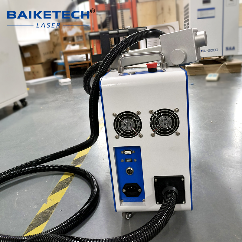 TH-FLC100X JPT【FOB】NEW 200W JPT Pulsed Laser Cleaning Machine For Remove Rust Oil Paint Metal Wood Laser Cleaner