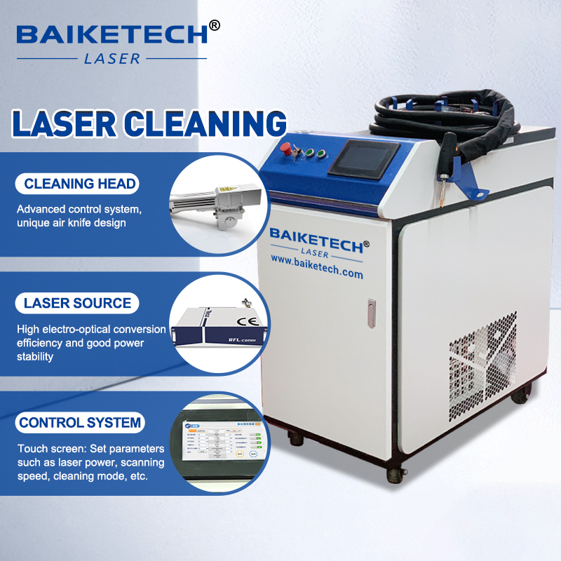 TH-FL1500P-CE【FOB】High Efficiency CW Laser Cleaning Machine for Metal Processing