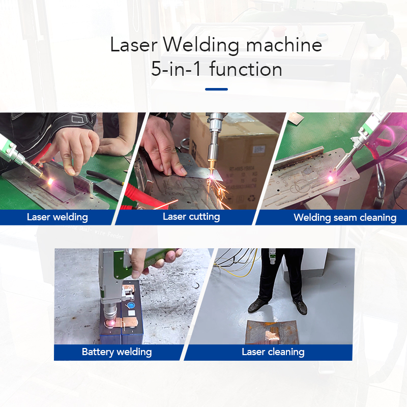 TH-HW1500(5in1)【FOB】Portable Handheld Fiber Laser Welder