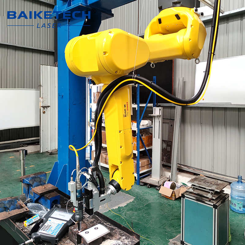 TH-RC1500TB【FOB】FANUC Robot Laser Cutting Machine with RAYCUS Laser Source for Special-shaped Metal Cutting