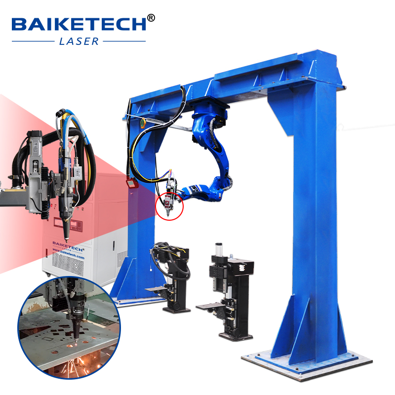 TH-RC3000S【FOB】3D 6-Axis Robotic Laser Cutter Cutting Metal Pipe Plate Helmet