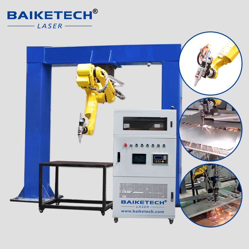 TH-RC1500A【FOB】FANUC 3D 6 Axis Robot Laser Cutting Machine for Metal Sheet Tube Cutting