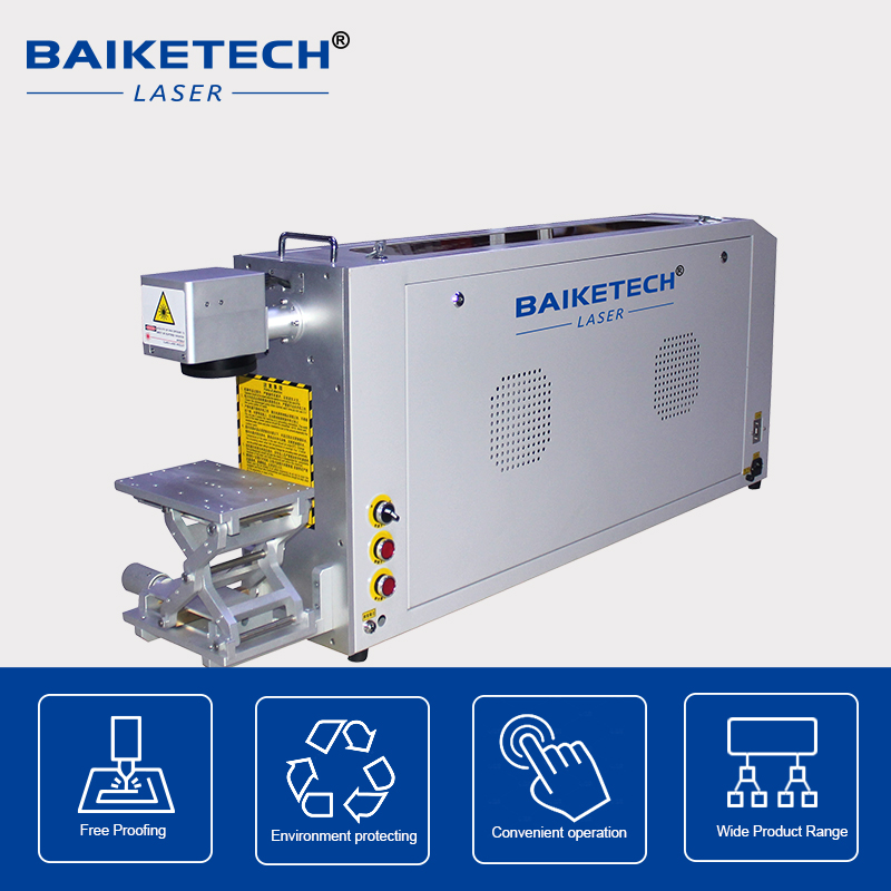CM-40E【FOB】Portable Glass Tube CO2 Laser Marking Machine 2D Lift Worktable Non-Metal Laser Engraver for Wood Leather Acrylic Textile QR Code Logo Batch Marking Equipment