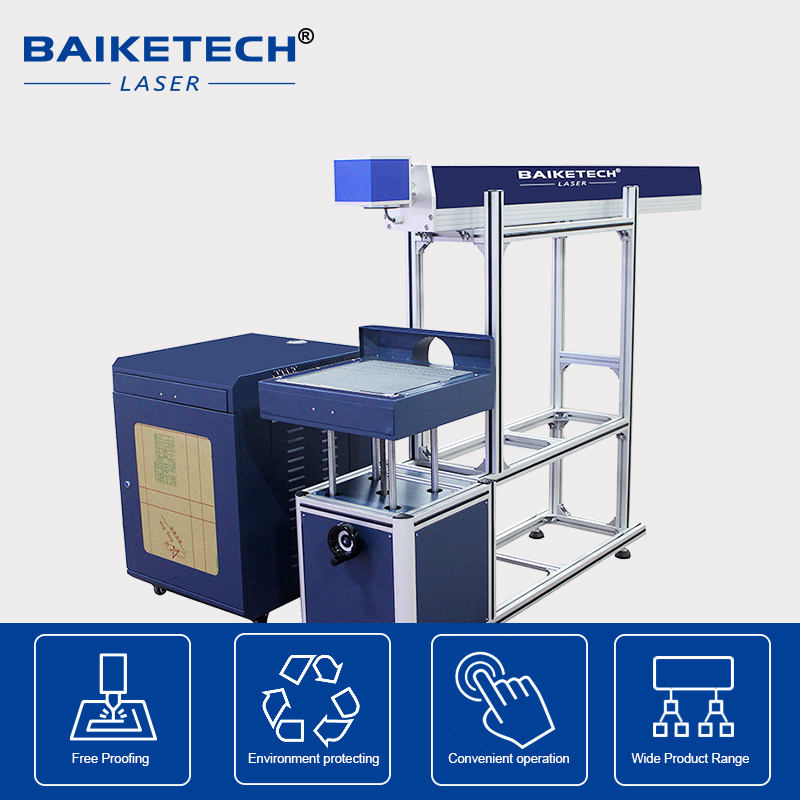 CM-80S【FOB】Desktop Large Format CO2 Laser Marking Machine with Lifting Worktable Non-Metal Laser Engraver for Wood Acrylic Leather Fabric QR Code Logo Permanent Etching Equipment