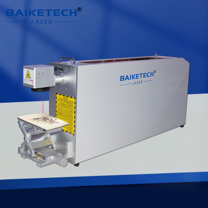 CM-40E【FOB】Portable Glass Tube CO2 Laser Marking Machine 2D Lift Worktable Non-Metal Laser Engraver for Wood Leather Acrylic Textile QR Code Logo Batch Marking Equipment
