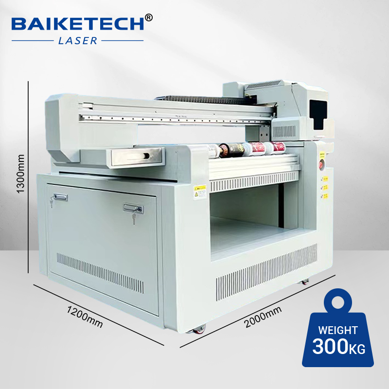 TH-9060【FOB】Fully Intelligent UV Flatbed Printer for Crystal Marker Cylinder Mirror Printing