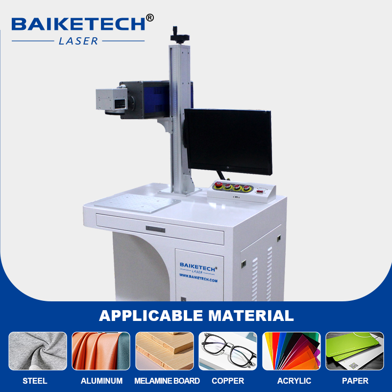 CM-30Pro【FOB】Desktop Cabinet RF CO2 Laser Marking Machine Open Type Non-Metal Laser Engraver for Wood Leather Acrylic Textile QR Code Logo Etching Equipment