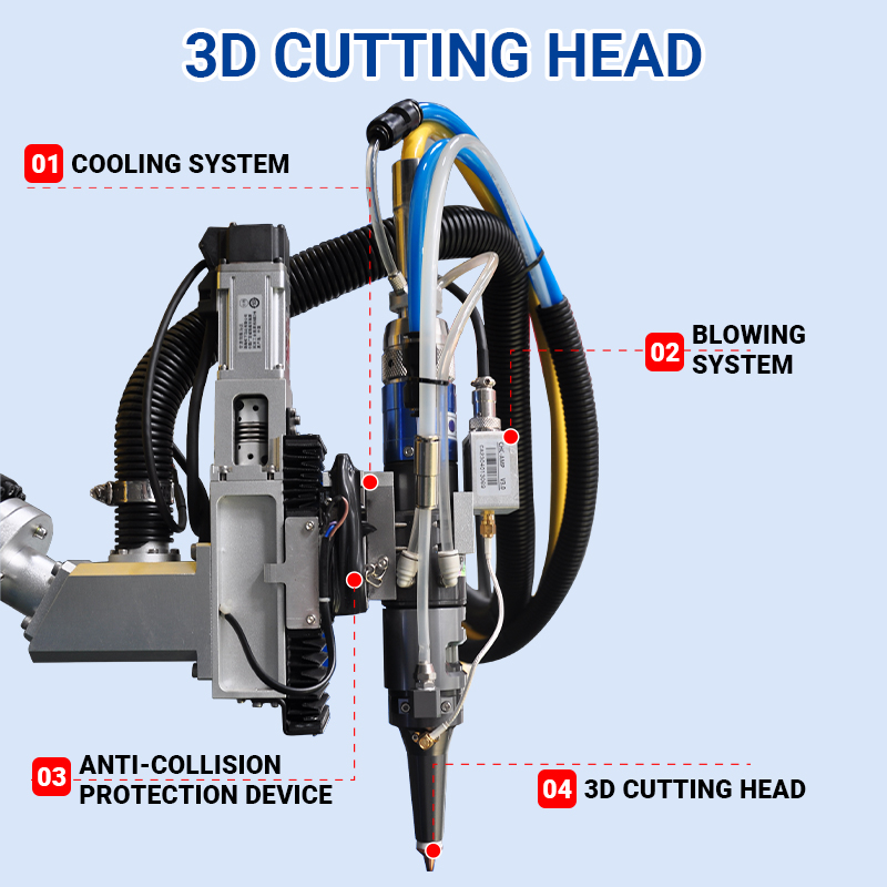 TH-RC3000G【FOB】YASKAWA Robot 3D 6 Axis Laser Cutting Machine for Metal Sheet Tube Cutting