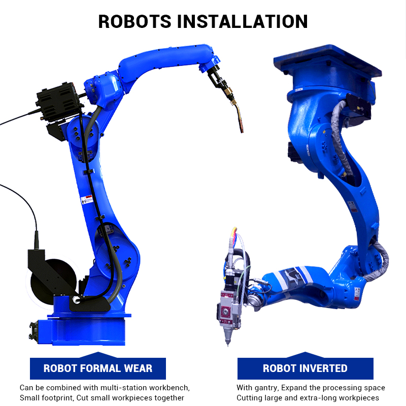 TH-RC1500XP【FOB】High Quality 3D Robot Laser Cutting Machine with RAYCUS Fiber Laser