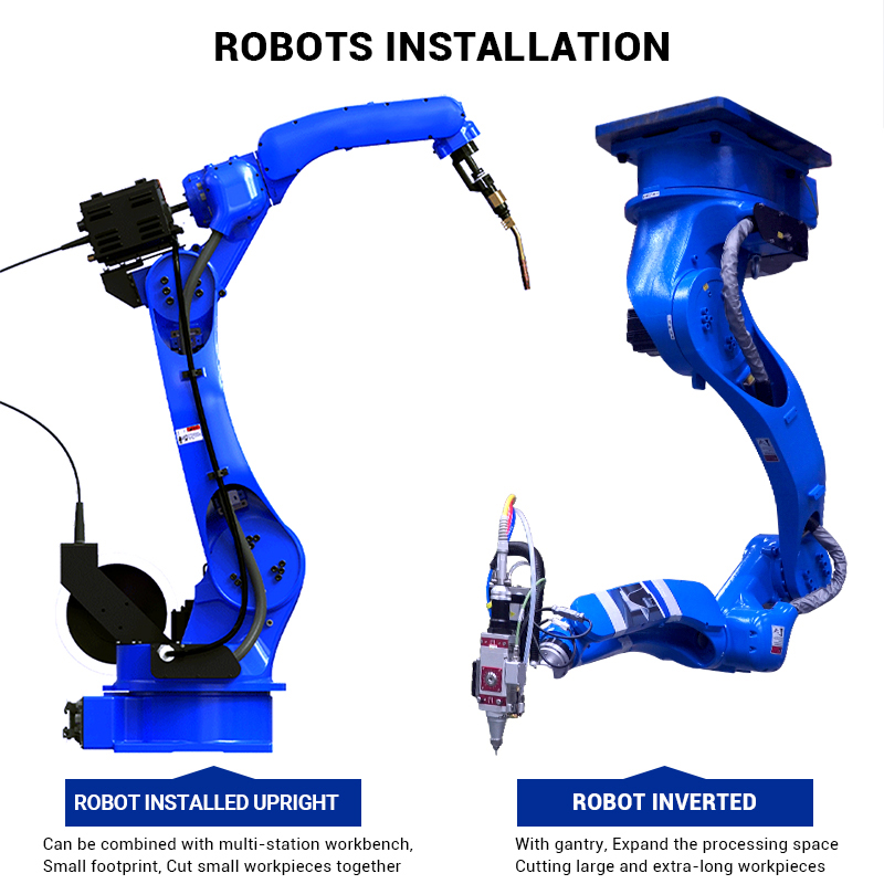 TH-RC1500LS【FOB】3D 6 Axis Automatic Laser Cutting Machine for Automative Car Accessories