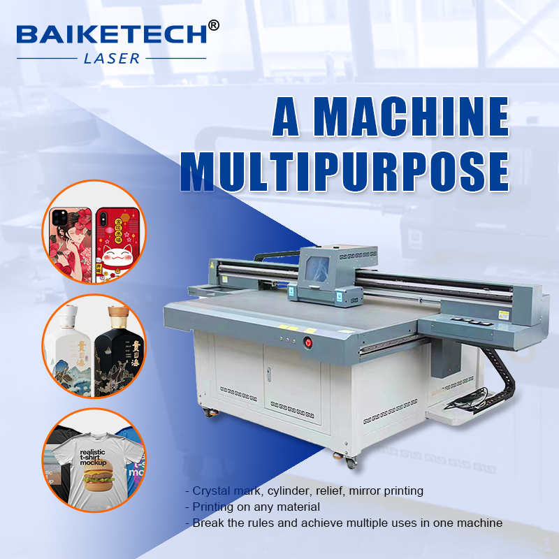 TH-1613【FOB】Fully Intelligent UV Flatbed Printer for Crystal Marker Cylinder Mirror Printing