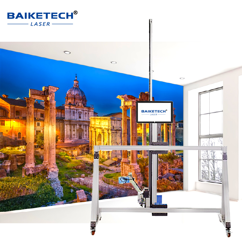 TH-GW128T【FOB】Dual Funtional 2-in-1 Wall and Floor Printing Machine with High Performance Printing