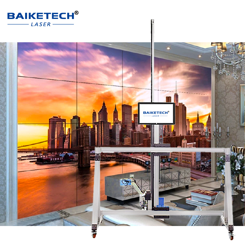 TH-GW128T【FOB】Dual Funtional 2-in-1 Wall and Floor Printing Machine with High Performance Printing