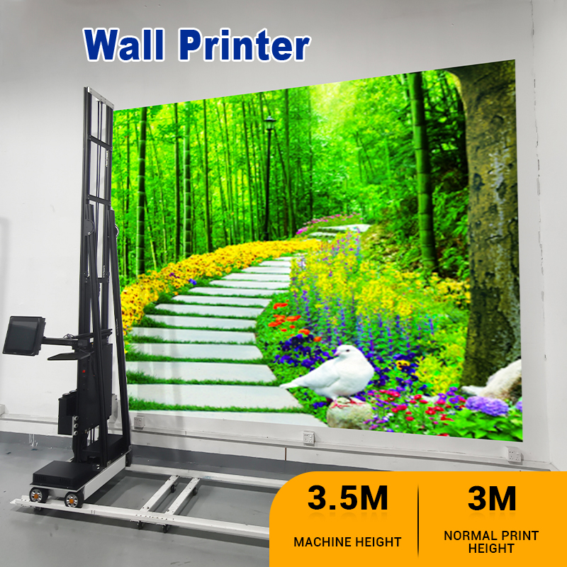 TH-WP200P【FOB】Wheeled Wall Printer for Indoor and Outdoor Graffiti 