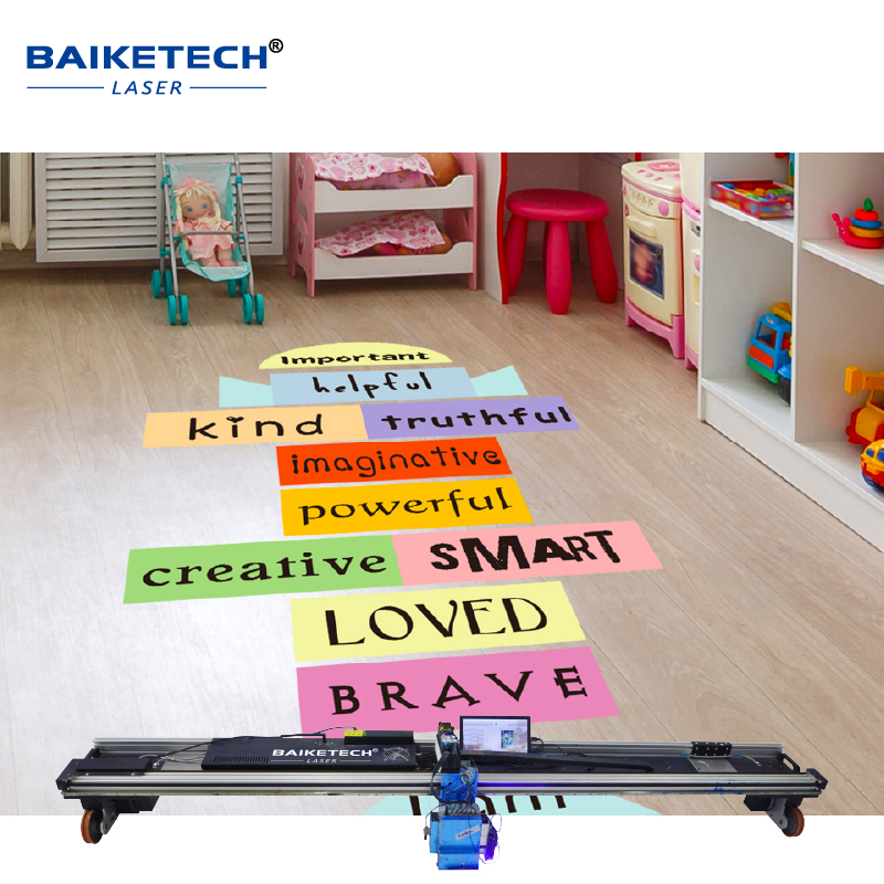 AI 3D Inkjet Ground Printing Machine Ground Mural Printer High Resolution High Speed CMYK 4 Color UV Ink Automatically Wide image Painting Device TH-UV32F