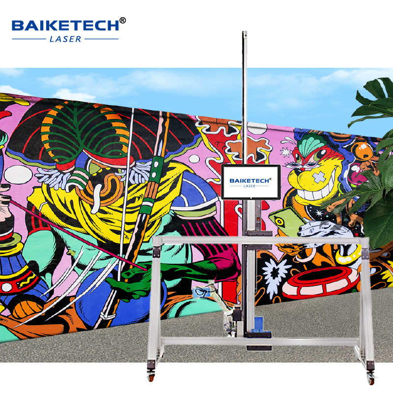 TH-UV64T【FOB】 2-in-1 Wall and Floor Painting Machine for Graffiti with AI Intelligent Printing System