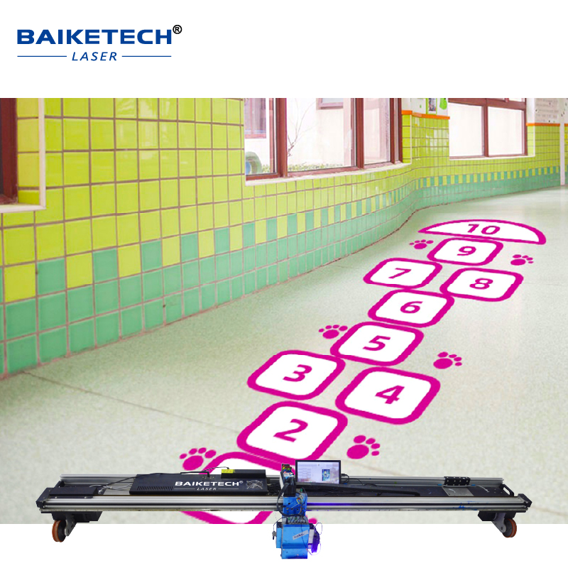 AI 3D Inkjet Ground Printing Machine Ground Mural Printer High Resolution High Speed CMYK 4 Color UV Ink Automatically Wide image Painting Device TH-UV32F