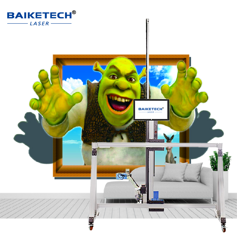 TH-GW32T【FOB】High Precision AI Intelligent Wall and Floor Printer for Mural Painting