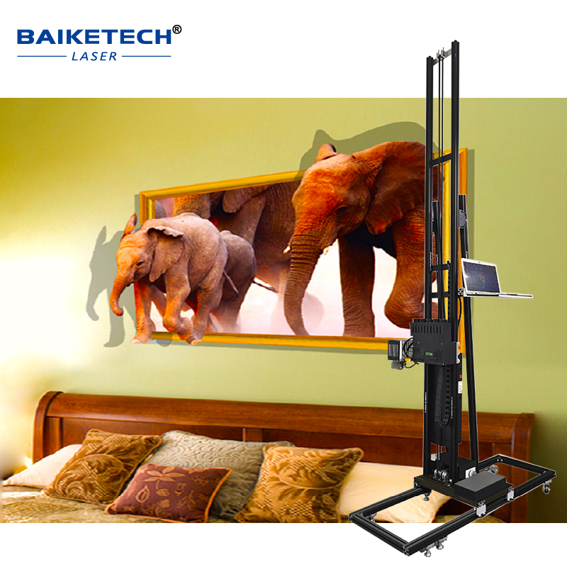 TH-WP200T【FOB】Portable Rail Wall 3D Printer with UV Ink for Wall printing