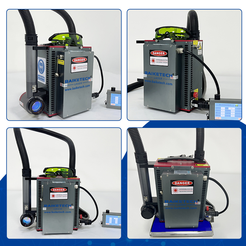 TH-FLC50SC MAX【FOB】MAX Air-Cooled Laser Cleaner Backpack Machine 