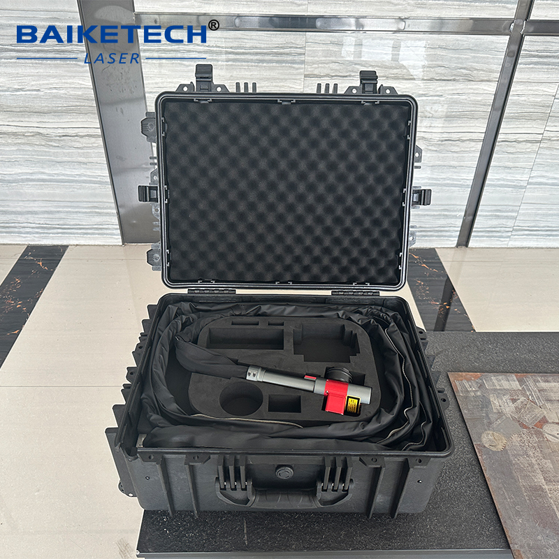 TH-FLC300ML 15mj JPT【FOB】Portable Trolley Case 300W Fiber Laser Cleaner
