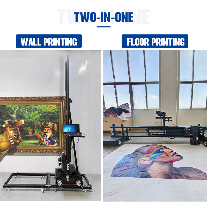TH-200XT【FOB】2-in-1 Wall and Floor Printer for 3D Wall Decoration and Road Graffiti