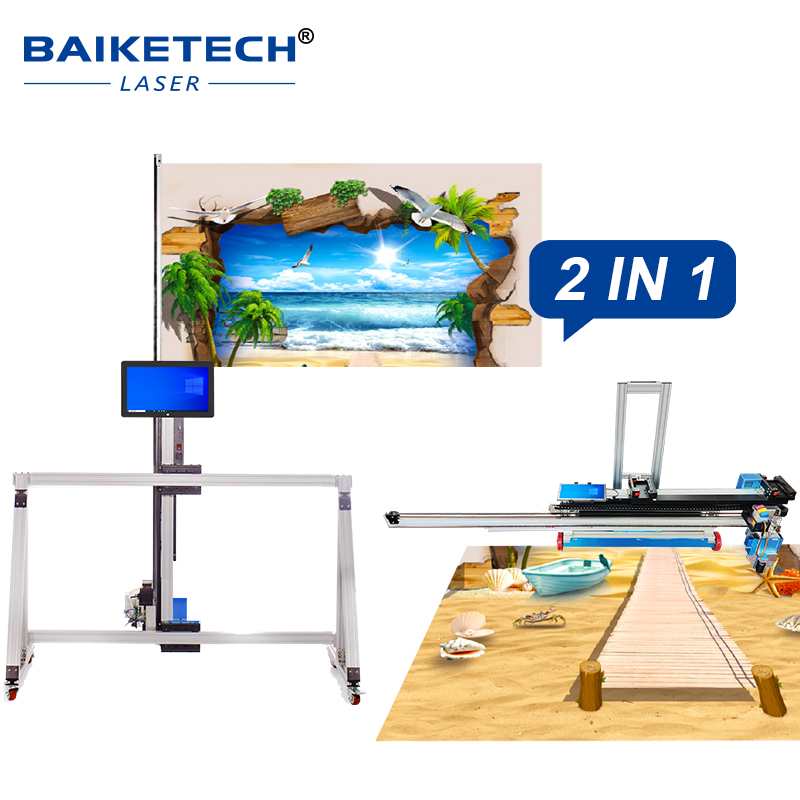 TH-UV128T【FOB】AI Intelligent Wall and Floor Painting Machine for Professional Printing on Walls and Floors