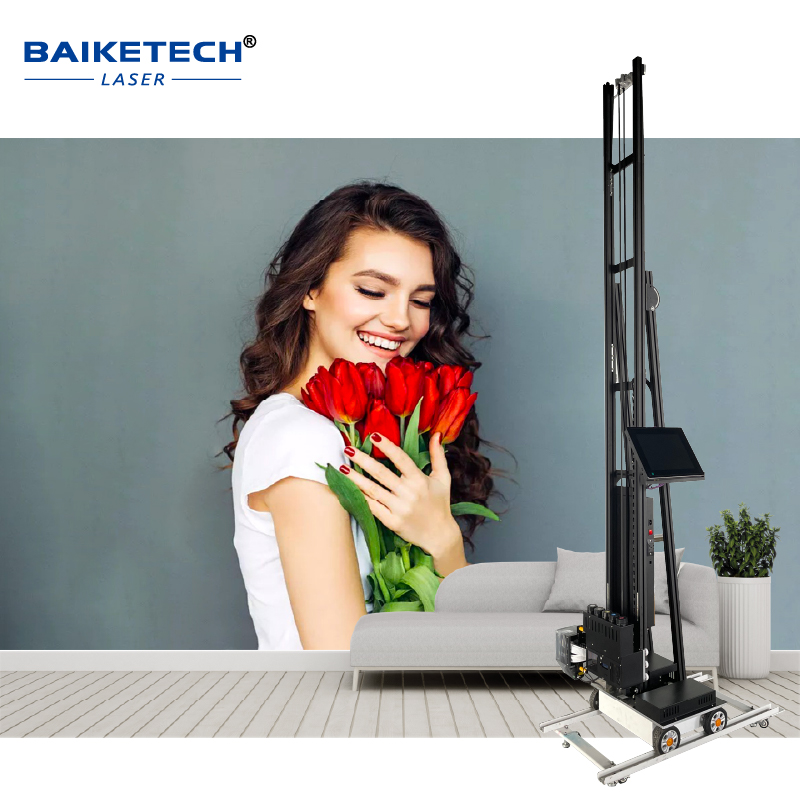 TH-UP600P【FOB】Wheeled Vertical Wall Printer for Indoor and Outdoor Graffiti 