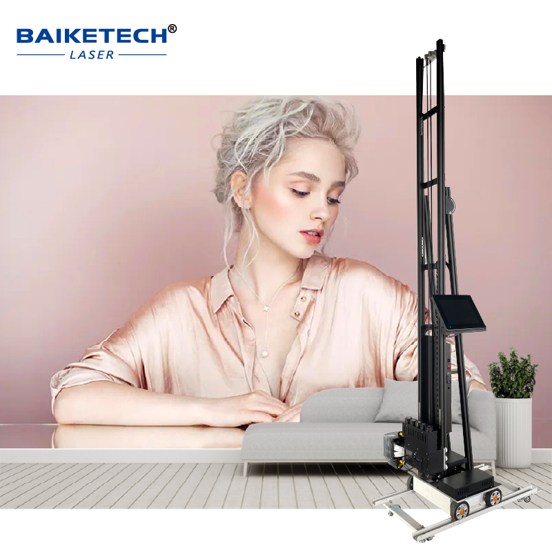 TH-UP700P【FOB】Wheeled Vertical Wall Printer for Indoor and Outdoor Graffiti 