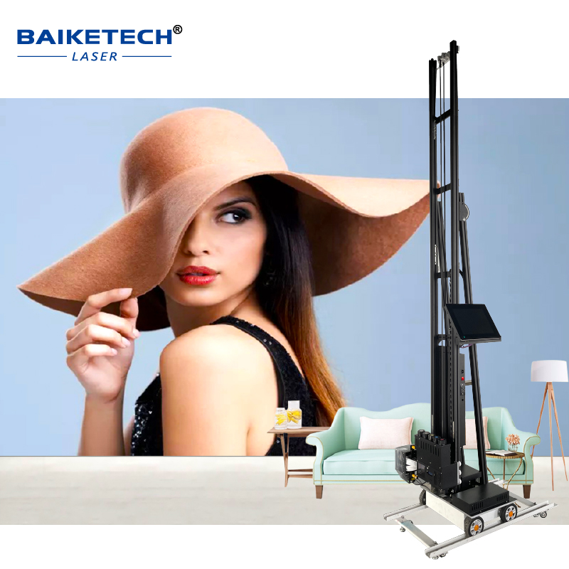 Baiketech TH-GW900P Portable Inkjet Printer Durable Wall Printing Equipment for Long-Term Use 3D Wall Printer
