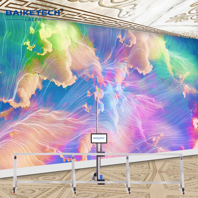 TH-UV32T【FOB】 Fast Speey 2-in-1 Wall and Floor Painting Machine with High-end Epson H16 Printhead