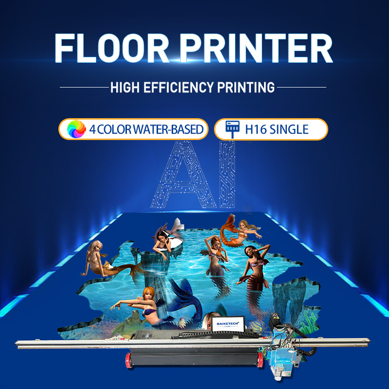TH-WP32【FOB】High-resolution 3D UV Wall Printer Floor and Wall Printer Inkjet Parking Space Painting Machine