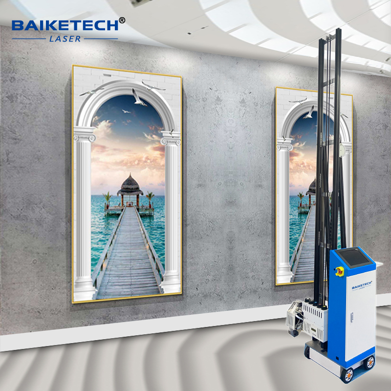 TH-UP1600R【FOB】5 CMYKW UV Inkjet Wall Printer for HD Wall Printing