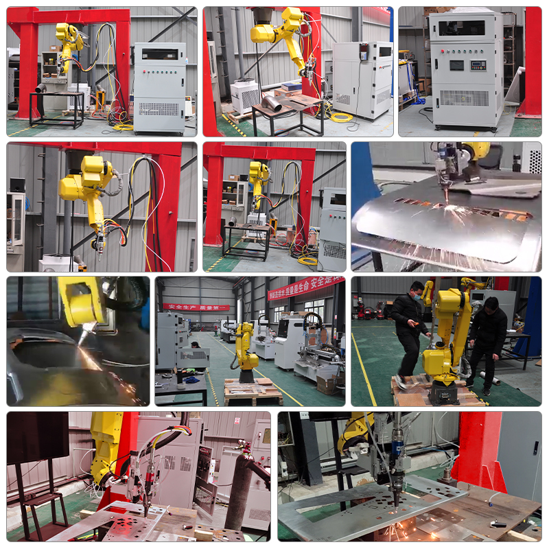 TH-RC2000A【FOB】FANUC 3D 6 Axis Robot Laser Cutting Machine for Metal Sheet Tube Cutting